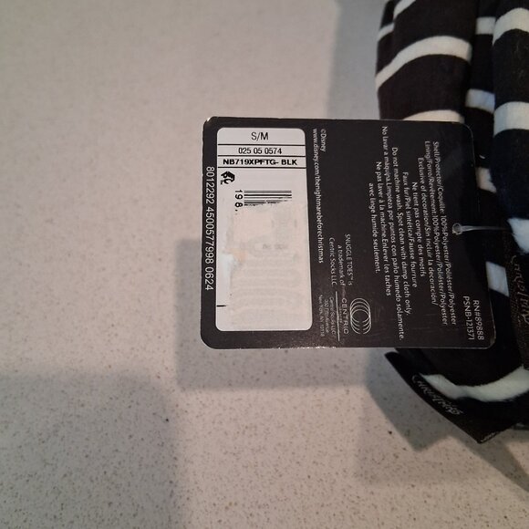 Disney Jack Skeleton Nightmare Before Christmas Slippers Women's Size S/M - Picture 8 of 15